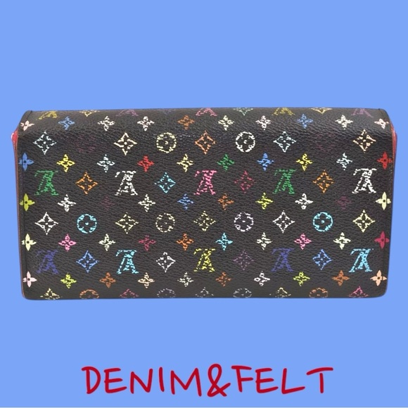 Louis Vuitton Monogram Multicolor Portefeuille Sarah Long Wallet w/Box |PRELOVED - Picture 3 of 15